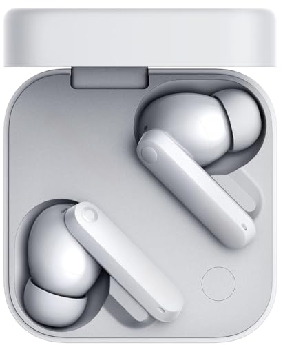 Image of [Original] Budss for CMFF Buds with 21 dB, Ultra Bass Technology & Upto 51 Hours of Battery Life Bluetooth Headset,4HD Mics,USB-C,13mm Drivers,Easy Use for iPhone,Apple Compatible (White, Buds)