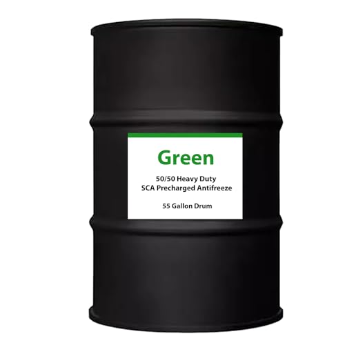 Green 50/50 Heavy Duty SCA Precharged Antifreeze - 55 Gallon Drum