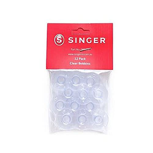 Singer Current Models Bobbins, Clear (Pack of 12)