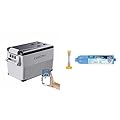 EUHOMY 12 Volt Refrigerator, 35Liter(38qt) Car Refrigerator, RV Refrigerator with 12/24V DC and 110-240V AC & Camco TastePURE Camper/RV Water Filter & Hose Protector | Inline Water Filter Reduces