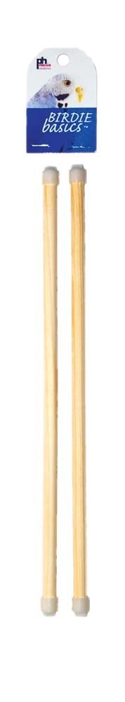 Prevue Pet Products BPV371 2-Pack Birdie Basics Wood Bird Perch, 3/8 by 12-Inch