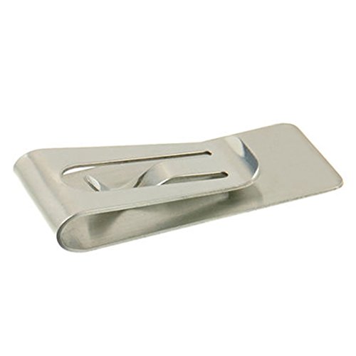 Bluelans® Mens Stainless Steel Money Clip - Silver