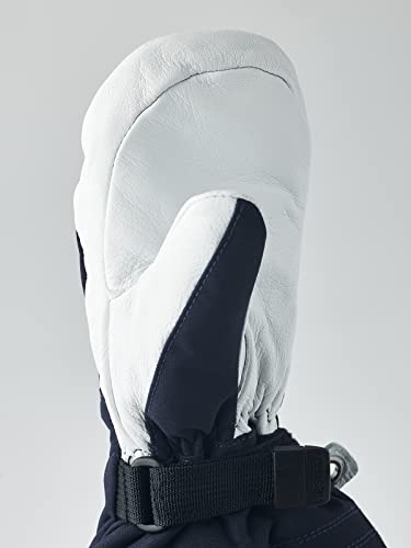 Hestra Army Leather Heli Ski Junior - Classic Snow Mitten For Winter, Skiing, Playing In The Snow For Kids And Youth - Navy - 6 #TOP6