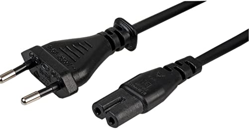 PRO ELEC PELB1178 Euro to IEC C7 Extension Lead, 3m, 2.5A, 250V, black