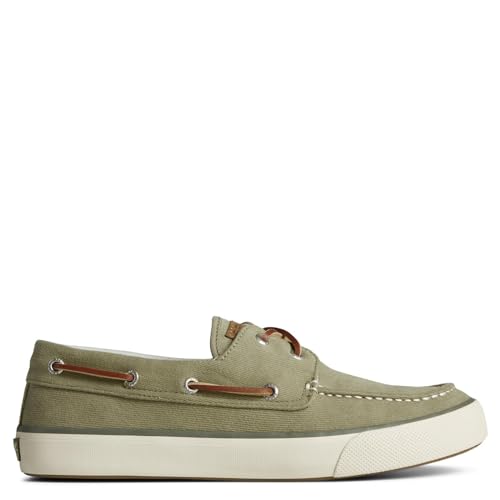 Sperry Sapato náutico masculino Bahama II, Oliva, 13