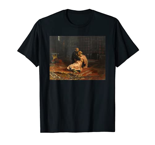 Ivan the Terrible and His Son Ivan Painting T-Shirt