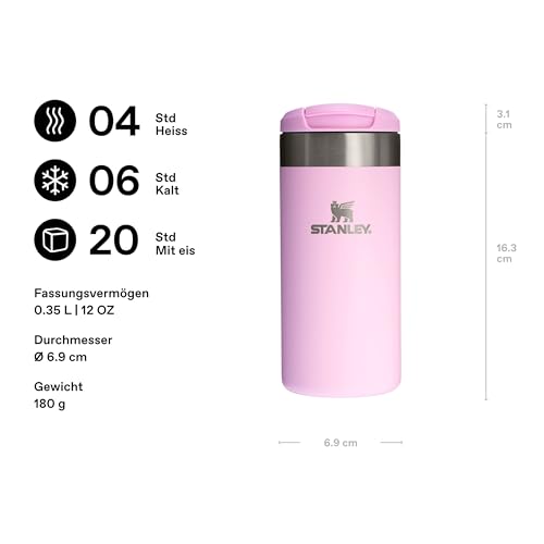 Stanley 1913 Aerolight Transit Thermobecher 0.35L - Hält 4 Stunden Heiß - Spülmaschinenfest - Kaffeebecher To Go Auslaufsicher - Kompatibel… – Ansicht 2