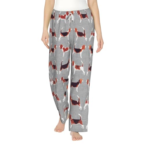 Pantalon de pyjama en flanelle femme vêtement de nuit imprimé