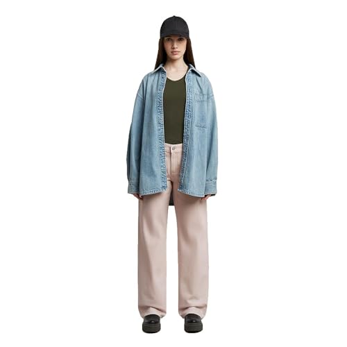 G-STAR Damen Judee Loose Jeans, Blau (frose gd Coated D22889-D300-H163), 30W / 32L – Ansicht 4