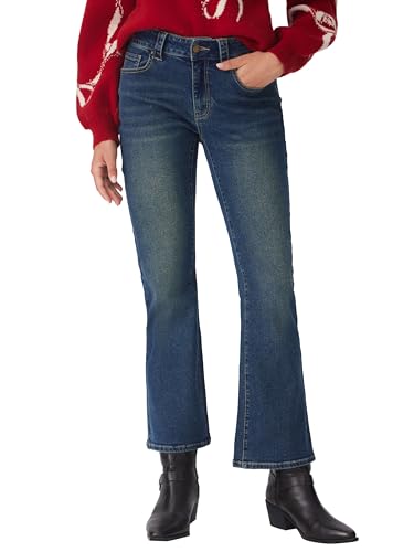 CIDER Women's Wide Leg Jeans High Waisted Flare Jeans Stretchy Bootcut Denim Pants Vintage Trendy4