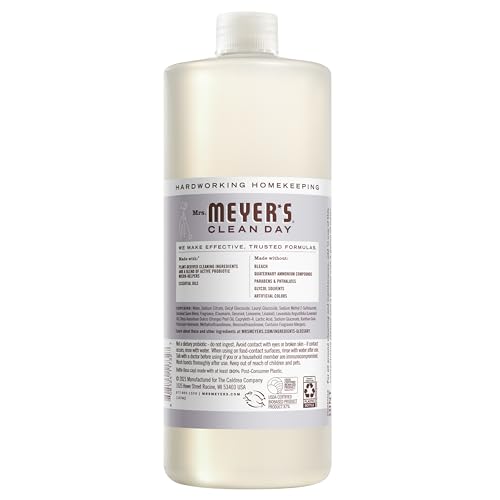 Image of MRS. MEYER'S CLEAN DAY Probiotic Multi-Surface Concentrate Cleaner, Lavender, Cleans Crevices And Tough Stains, 32 Fl Oz