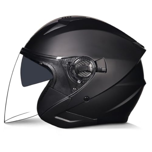 Casco de moto jet con visera para rutas urbanas diarias