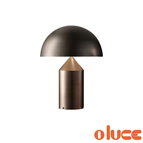 Oluce Atollo 239 Bronze Table Lamp 2x75W E27 Dimmable by Vico Magistretti