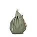 Zwei Damen Shopper LOLA LO140 erweiterbare Schultertasche mit Reißverschluss (16-18 Liter) 3-teiliges Set Umhängetasche mit Geldbeutel & Schlüsselanhänger, große XL Damen Handtasche (eucalyptus)