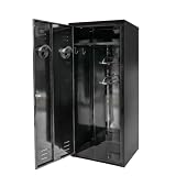 VOSS.farming Sattelschrank schwarz 60x60x15cm, 2 Sättel, abschließbar