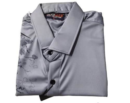 Image of mahek Fashion Printed Half Sleeve Lycra Shirt for Men