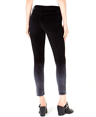 Hudson Jeans Mid-Rise Super-Skinny Ankle Jean Black 282