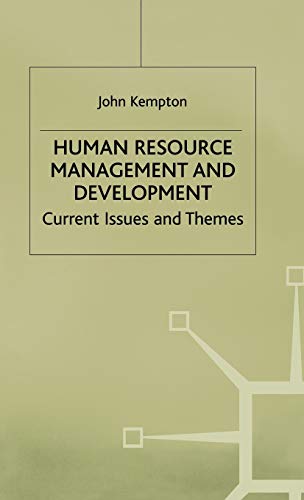 Human Resource Management and Development: Current Issues and Themes view 2