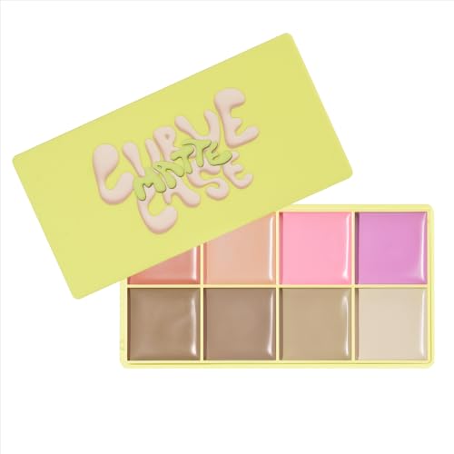 Image of Made by Mitchell | Curve Case Matte Cream Blusher Palette | Lighter
