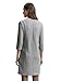 TOM TAILOR Damen 1048782 Cosy Kleid mit 3/4-Arm, 21373-Medium Silver Grey Melange, 40