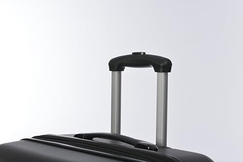 Versatile 3 Piece Hardside Luggage Set with Spinner Wheels, Expandable Design, 20" 24" 28", Black4