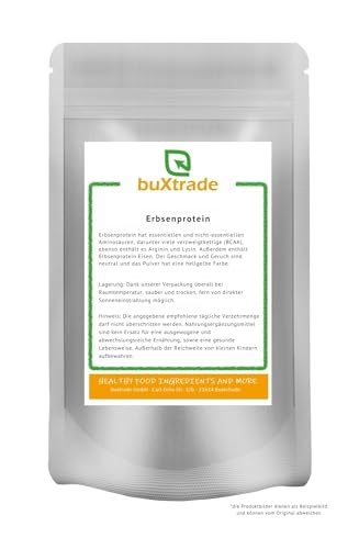 Preisvergleich Produktbild 5x1 kg Erbsenprotein / Erbsenpulver / Eiweiß / Eiweiss / Protein / Buxtrade