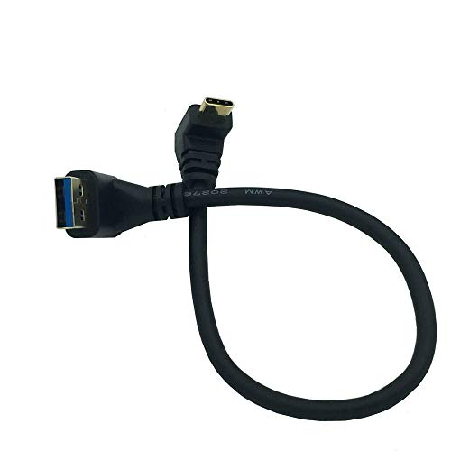 USB 3.0 変換アダプタ, 高速USB-C 3.1 オス to USB-A 3.0 オス 90度下向きケーブル 超高速データ転送(最大5Gbps) USB Type-C機器対応 変換 延長 コネクタ