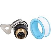 Faucet Connector Universal Tap Connector Adapter Sink Brass Garden Hose Attachment for Spray Bott...