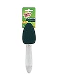 Scotch-Brite Soap-Dispensing Dishwand, 2.5 X 9.5, Yellow/green, 4/carton