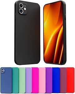 Capa Capinha Case Compatível Apple iPhone 12 Silicone Aveludada Co...