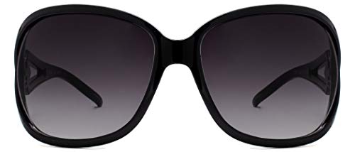 NYS Collection Oversized Vintage 'Jackie O' Sunglasses – Retro Chic Iconic Shades for Women,100% UV Protection
