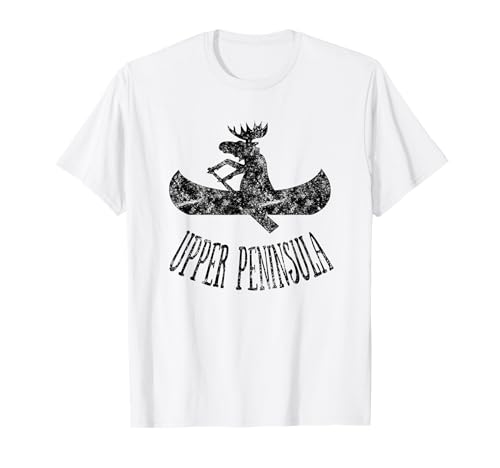 Upper Peninsula Moose Shirt Michigan Moose Gift T-Shirt