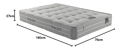 Sareer Materasso Trapuntato a Molle insacchettate