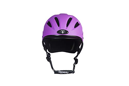 Tipperary Equestrian Horse Riding Helmet - Sportage - Lightweight Cooling Horseback Riding Apparel - Safety Helmet With Superior Ventilation And Air Flow - Purple - L #TOP7