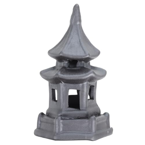 BESPORTBLE 3St Keramik Turmverzierung chinesische Pagodenstatue Ornament buchaufsteller Wohnkultur Zubehör für Aquarien Mini-Turm-Statue Miniatur-Turm-Dekor Pflanze Dekorationen Panzer Bonsai