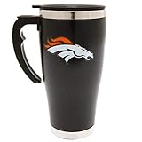 Forever Collectibles NFL Football Denver Broncos Travel Mug Thermotasse Kaffeetasse Tasse
