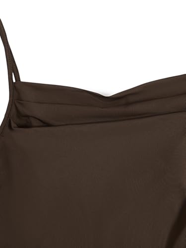 Milumia Women's Sexy Sleeveless Spaghetti Strap Ruched Maxi Slip Dress Long Bodycon Fishtail Dress3