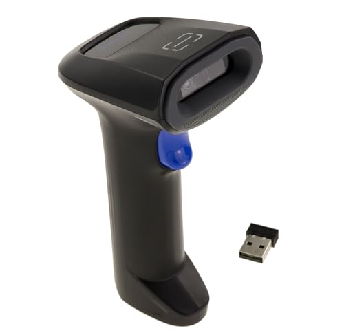 KALEA-INFORMATIQUE Douchette Scanner sans Fil 1D 2D QR Code EAN portée 40m