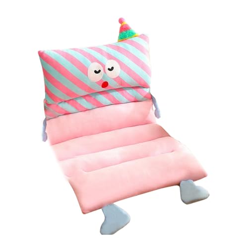 Peluche coussin de chaise et de sol confortable grand format 80x48cm