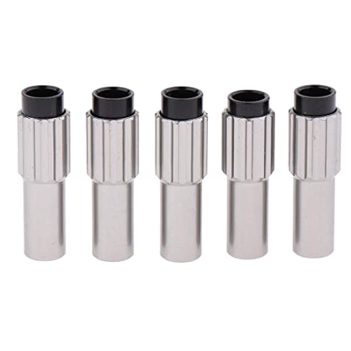 5pcs Mountain Road Bike Inline Cable Adjuster Derailleur Adjustment Screws , Silvery