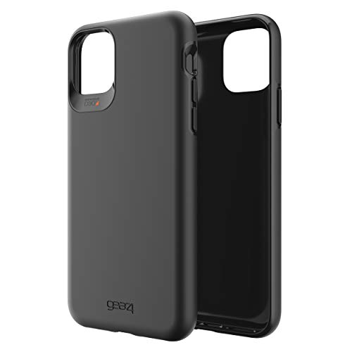 Gear4 Holborn Kompatibel mit iPhone 11 Pro Max Hülle, erweiterter Aufprallschutz, integrierte D3O-Technologie, verbesserter Rückenschutz Handy Schutzhülle - Schwarz 37029, Holborn schwarz