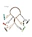 SU LIFE Waterfowl Lanyard Duck Call Lanyard with 12 Adjustable Loops for Pheasant Waterfowl Hand Braided Necklace (Black)