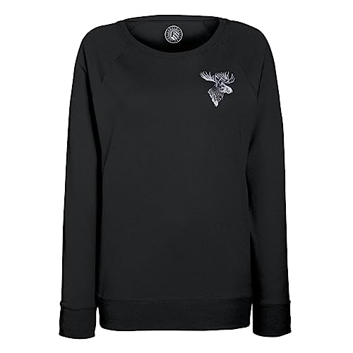Sweatshirt Femme à Motif Élan pour Vos Sorties Nature en Hiver