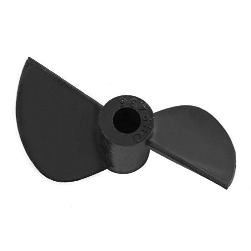 Aexit 35 mm x 12 mm de plástico 2-paletas RC Barc-o hélice 3.8 (model: Q8694VIX-7740RV) mm agujero negro