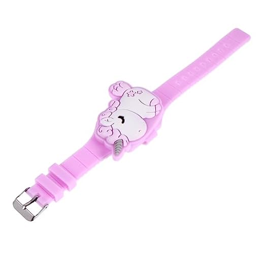 VALICLUD relogio digital organizador de bijuterias infantis assistem elétrico relógios relógio unicórnio concha relógio de presente para crianças Assistir Epóxi aluna