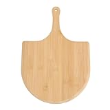 Exquisite Design: This bambusoideae pizza paddle features a slick finish that prevents pizza dough from sticking, making it the excellent kitchen tool for cooking delicious pizzas or breads.