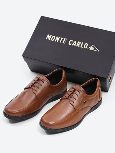 Image of Monte Carlo Men Leather Lace-Up Shoes