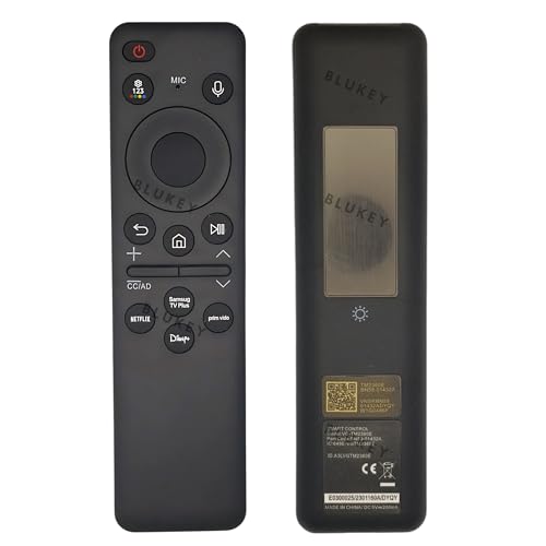 Image of BN59-01432A Solar Voice Remote Control for Samsung NEO QLED 8K HDR Smard tv with Rechargeable Solar Cell Compatible with Neo QLED 8K HDR Smart TVs (Solar Voice for Remote with Solar Cell)