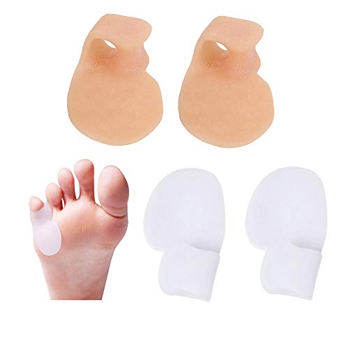 TXIN 4 Pairs Little Toe Separator Spacer Corrector for Women Men Girls Boys