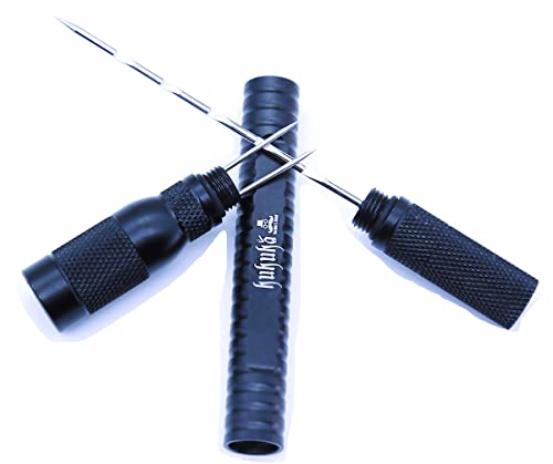 Benpaoba HUHU10B 4-In-1 Cigar Punches 2 Size Draw Enhancer Twin Nubber Cigar Holder Needle Sharp Stainless Blade thumb #2
